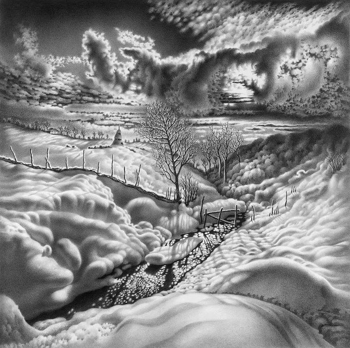 畫雪成魔黑白插畫:純粹用心把一件事反復(fù)做