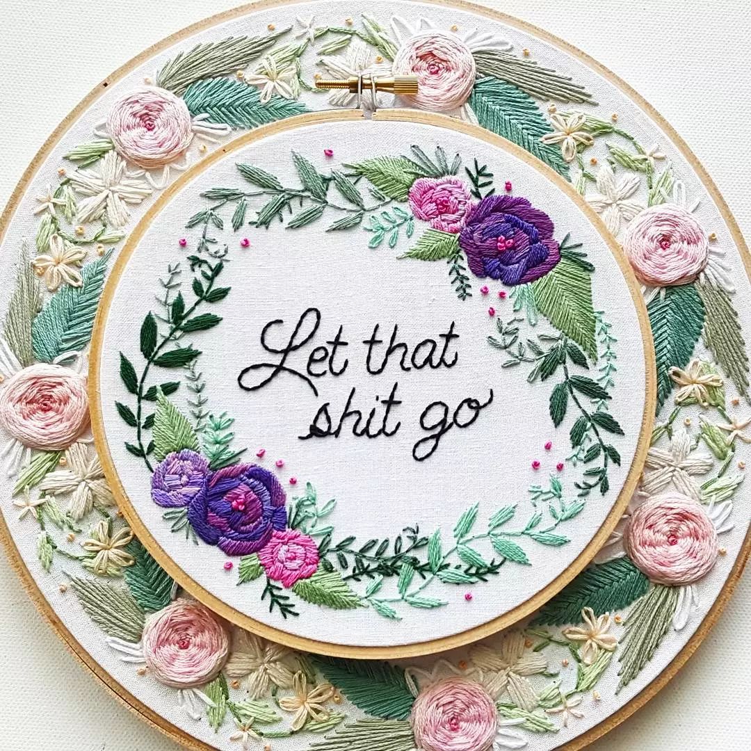 唯美手工刺繡藝術(shù)：用針線填滿你的生活吧!