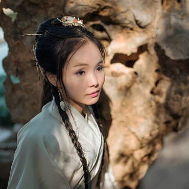 小清新女生頭像，唯美古風(fēng)真人頭像