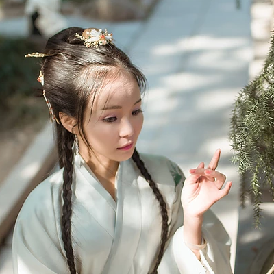 小清新女生頭像，唯美古風(fēng)真人頭像