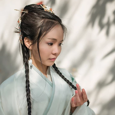 小清新女生頭像，唯美古風(fēng)真人頭像