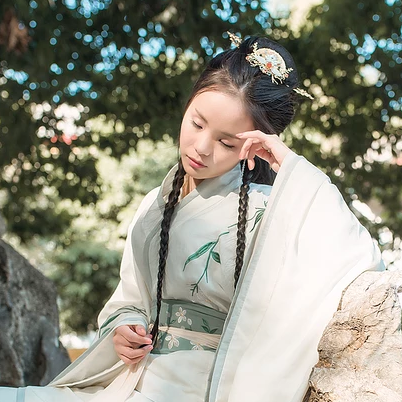 小清新女生頭像，唯美古風(fēng)真人頭像