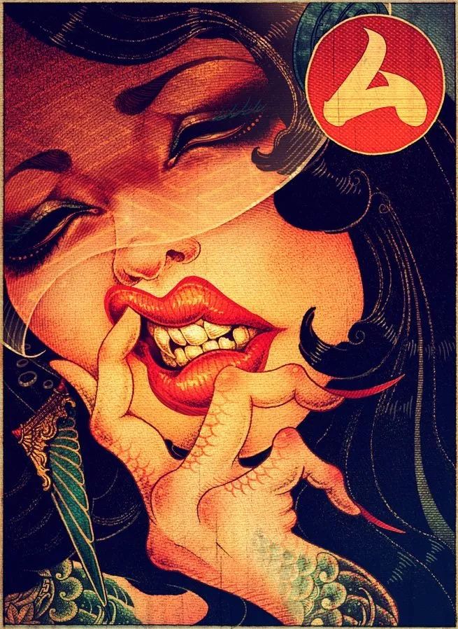 洋溢著肉欲的插畫：日本畫家筆下的東方美感！