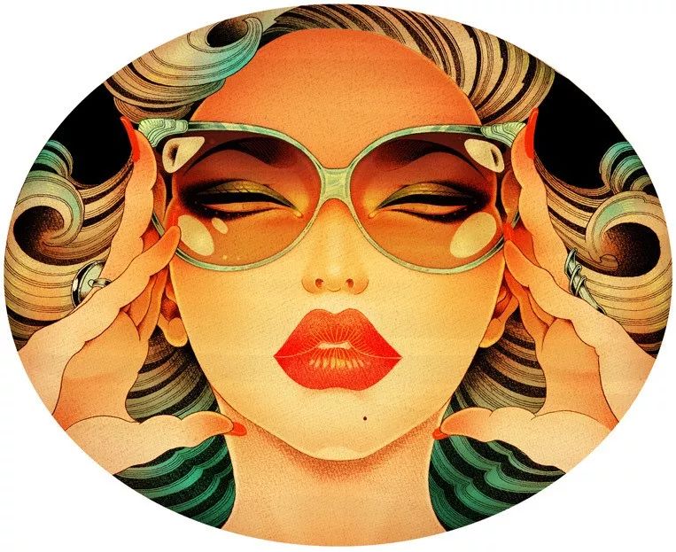 洋溢著肉欲的插畫：日本畫家筆下的東方美感！