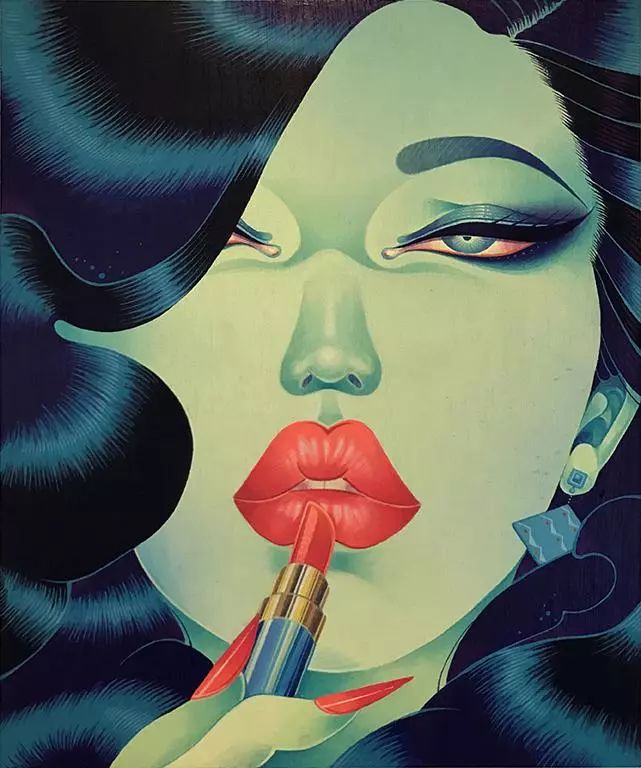 洋溢著肉欲的插畫：日本畫家筆下的東方美感！