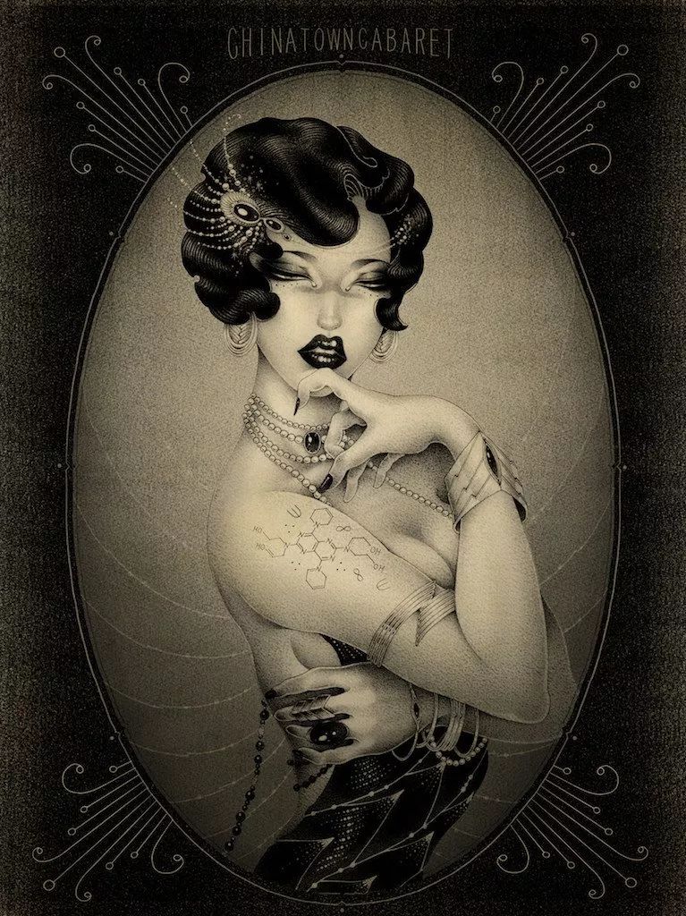 洋溢著肉欲的插畫：日本畫家筆下的東方美感！