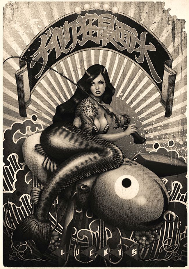 洋溢著肉欲的插畫：日本畫家筆下的東方美感！