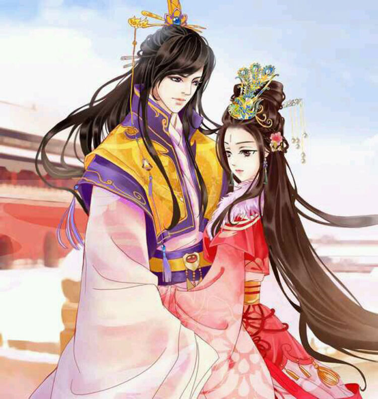 古風情侶圖片，四款唯美古風人物圖片