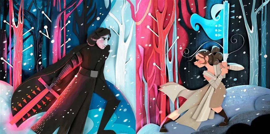 當(dāng)插畫遇上剪紙，她把紙藝玩出了別樣的美!