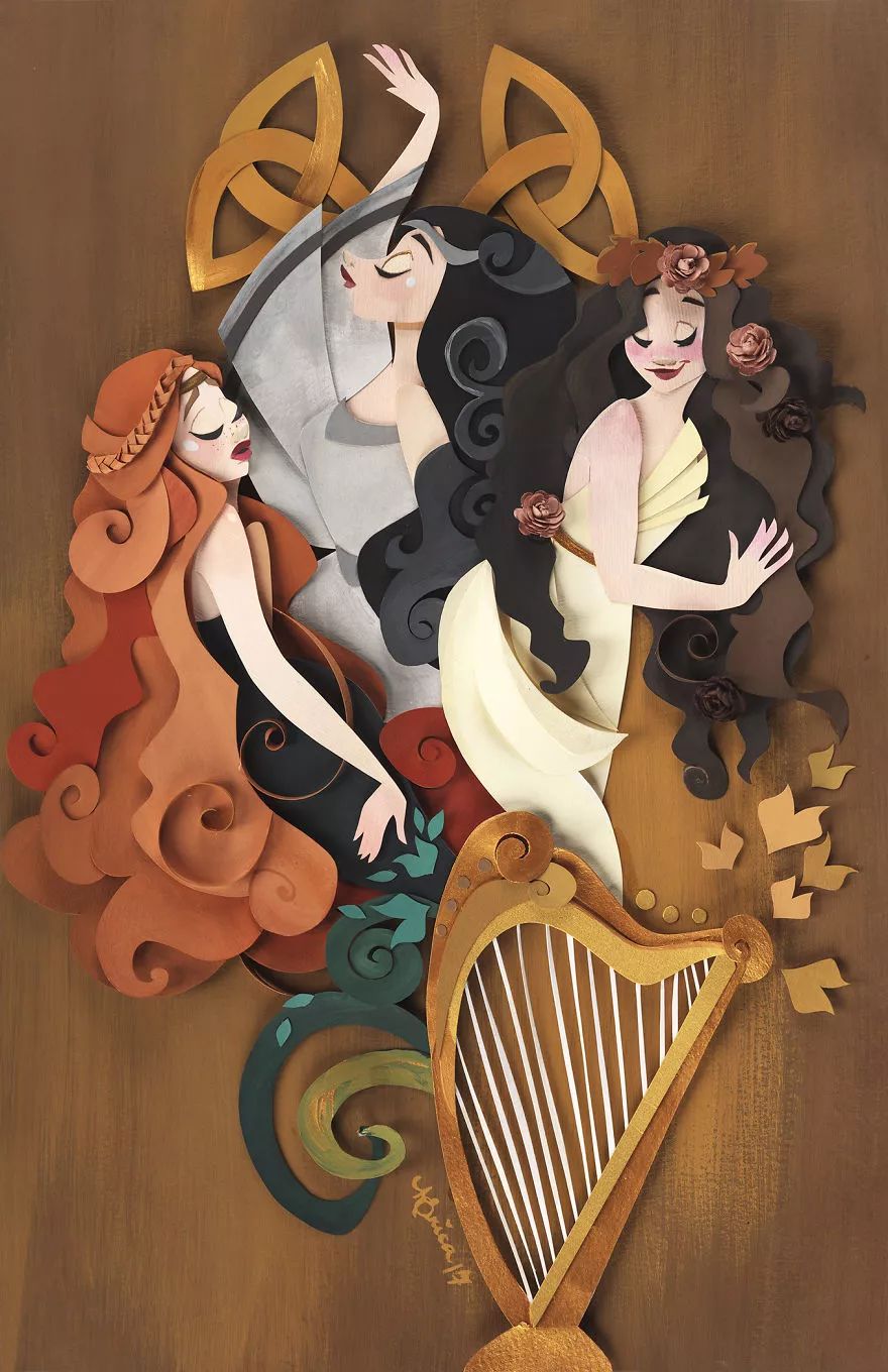 當(dāng)插畫(huà)遇上剪紙，她把紙藝玩出了別樣的美!