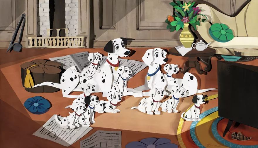 當(dāng)插畫遇上剪紙，她把紙藝玩出了別樣的美!