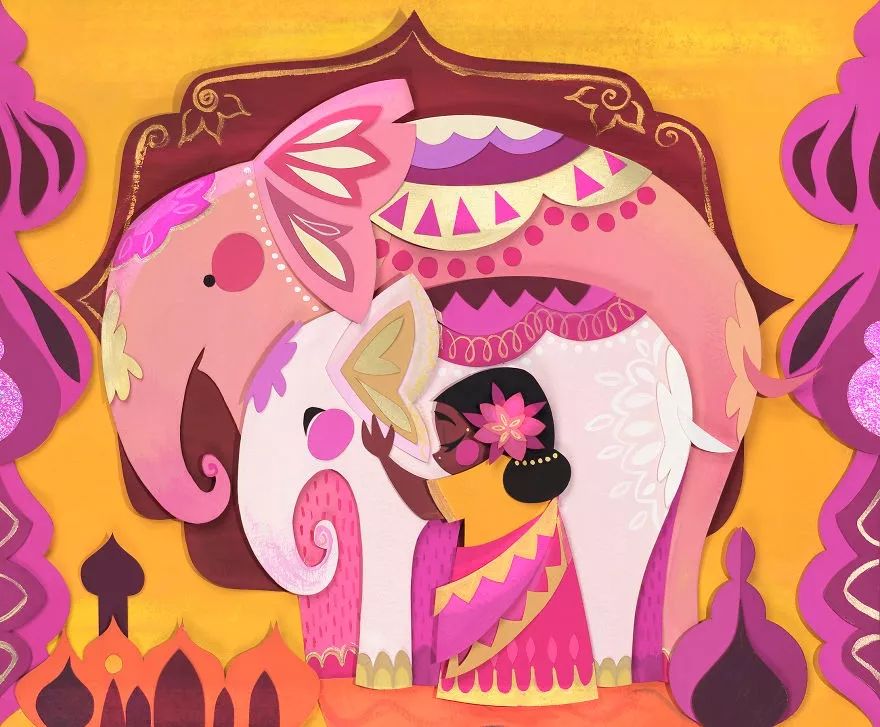 當(dāng)插畫(huà)遇上剪紙，她把紙藝玩出了別樣的美!