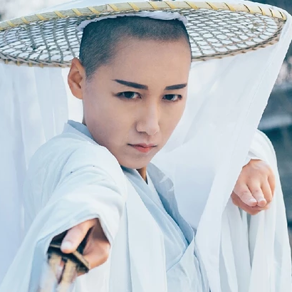 少林兵器光頭頭像，唯美古風(fēng)真人頭像