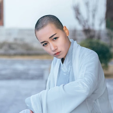少林兵器光頭頭像，唯美古風(fēng)真人頭像