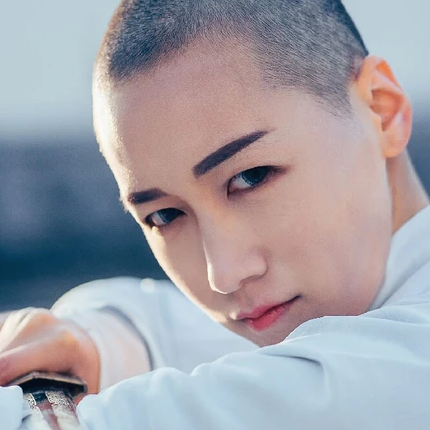 少林兵器光頭頭像，唯美古風(fēng)真人頭像