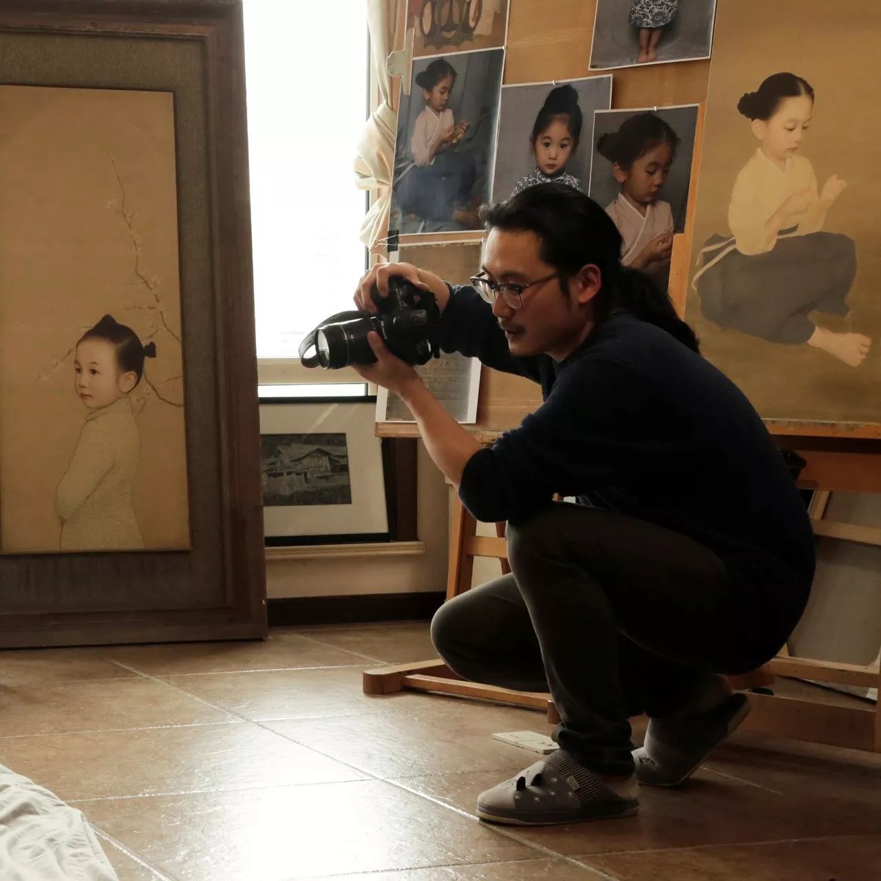 中國(guó)油畫(huà)：記錄超唯美的中式小仙女