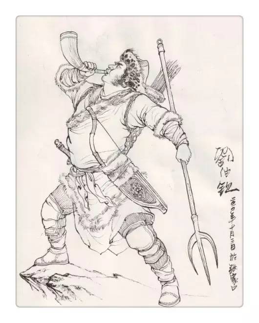 致敬經(jīng)典《西游記》，傳統(tǒng)文化手繪插畫(huà)