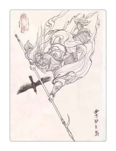 致敬經(jīng)典《西游記》，傳統(tǒng)文化手繪插畫