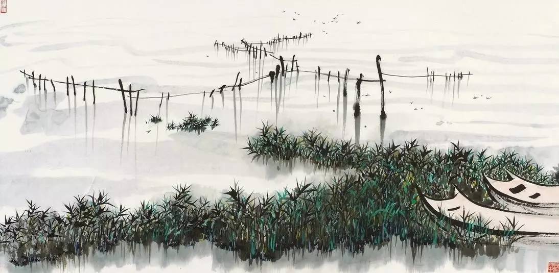 吳冠中的水墨國(guó)畫(huà)集合，中國(guó)藝術(shù)最顯眼的景觀(guān)