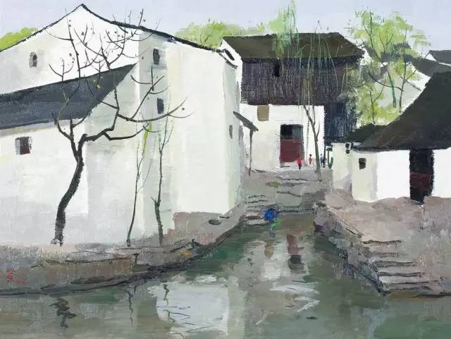 吳冠中的水墨國畫集合，中國藝術(shù)最顯眼的景觀