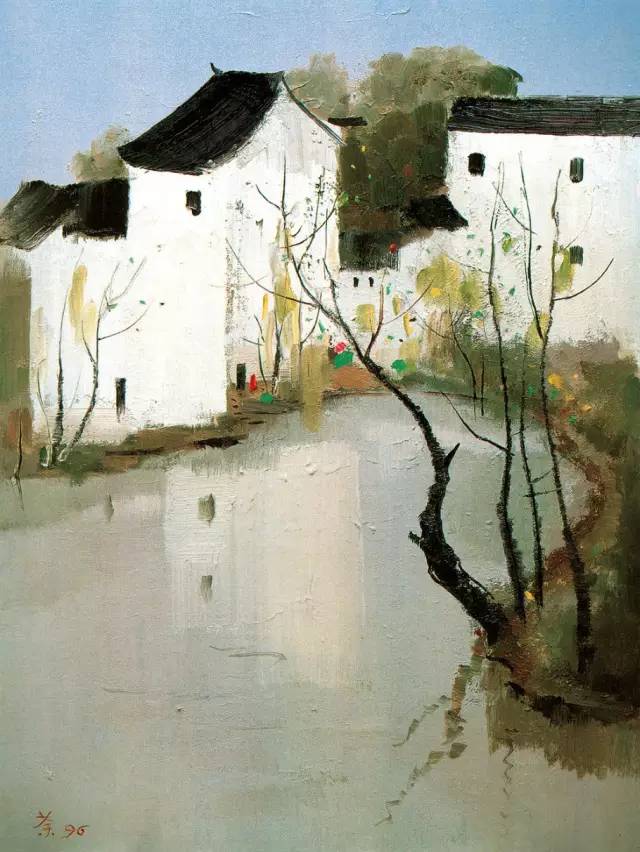 吳冠中的水墨國畫集合，中國藝術(shù)最顯眼的景觀