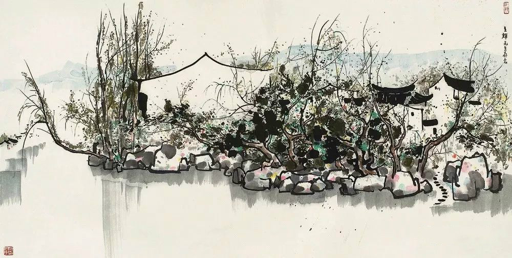 吳冠中的水墨國畫集合，中國藝術(shù)最顯眼的景觀