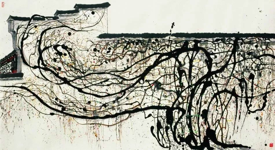 吳冠中的水墨國畫集合，中國藝術(shù)最顯眼的景觀