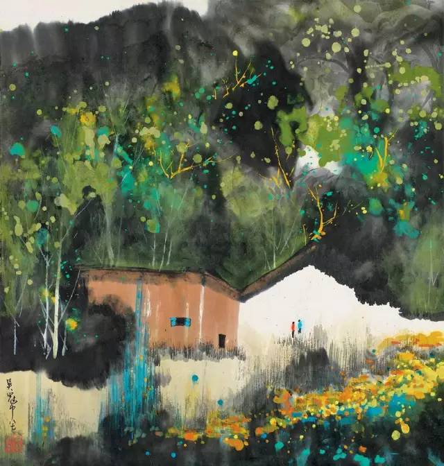 吳冠中的水墨國(guó)畫集合，中國(guó)藝術(shù)最顯眼的景觀