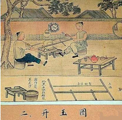 制玉十二圖，了解古人制玉工藝