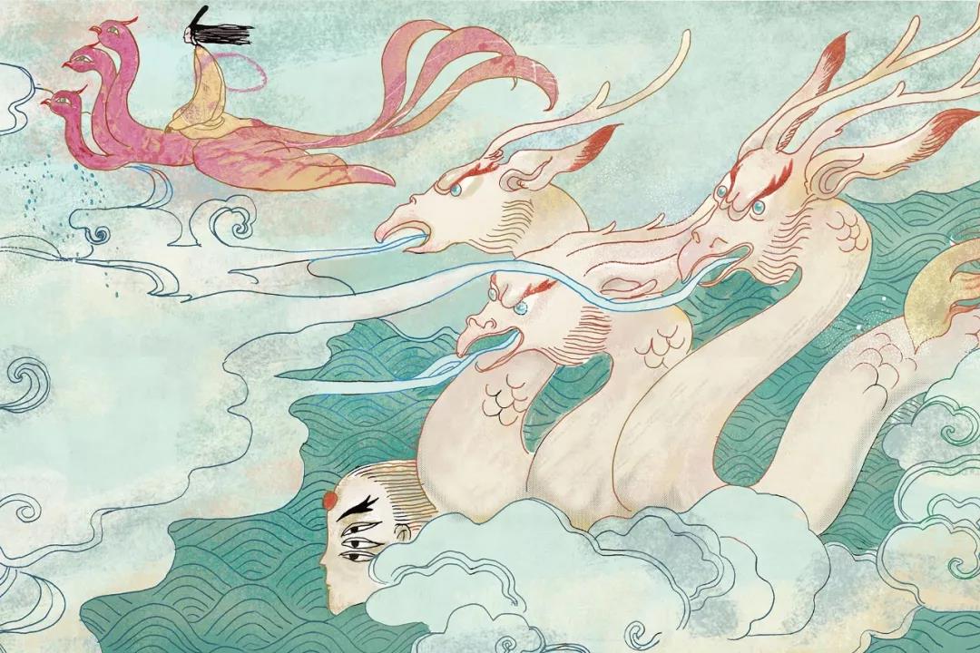 《洛神賦》繪本插畫，最美的中國式愛情！