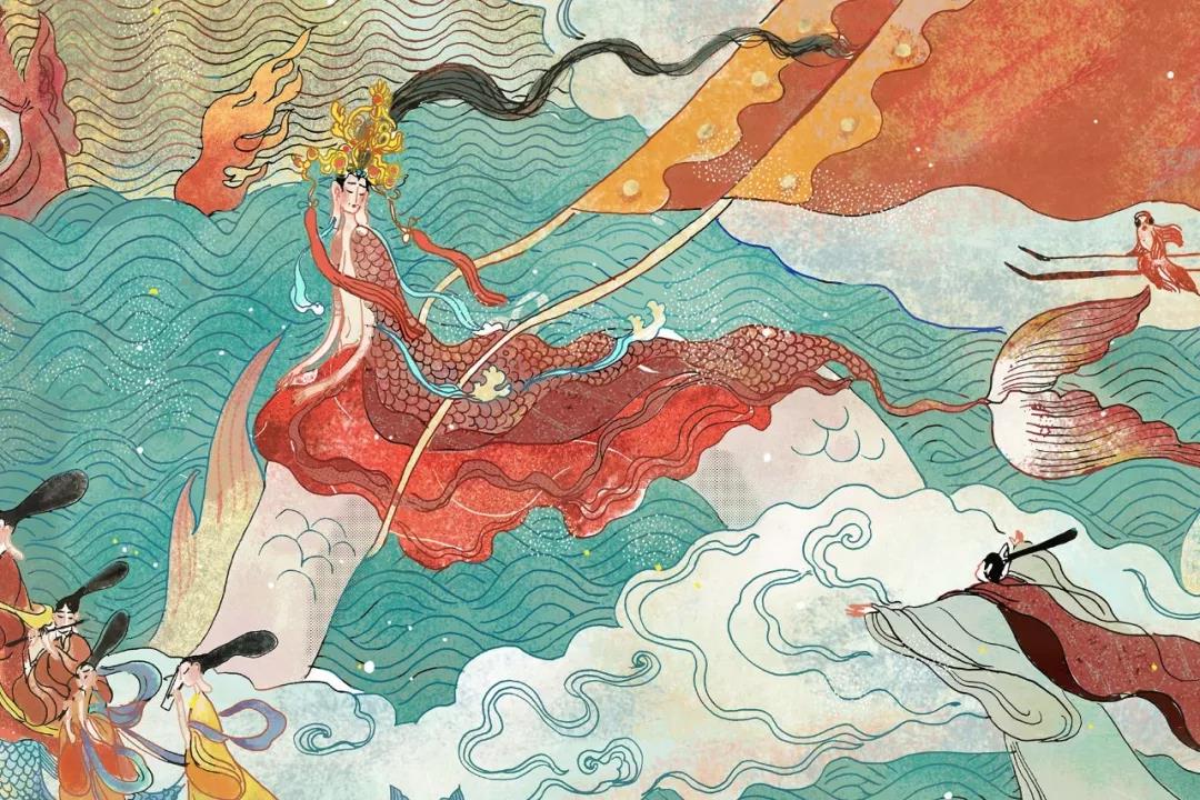 《洛神賦》繪本插畫，最美的中國式愛情！