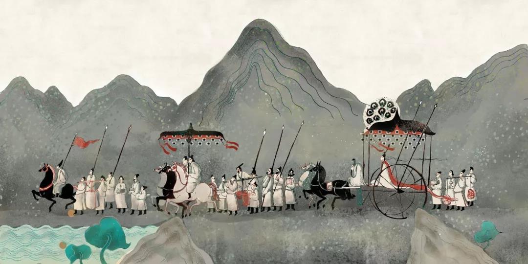 《洛神賦》繪本插畫，最美的中國式愛情！