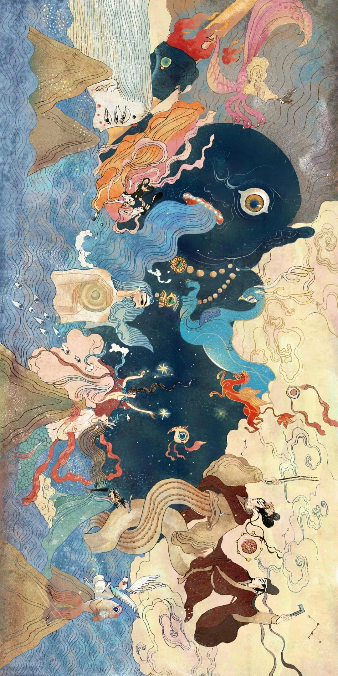 《洛神賦》繪本插畫，最美的中國(guó)式愛(ài)情！