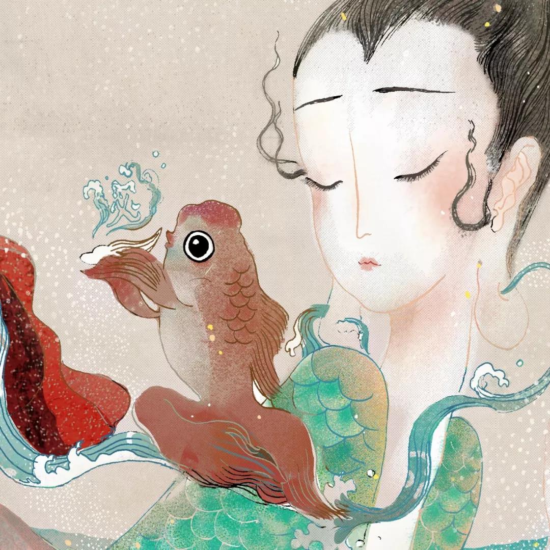 《洛神賦》繪本插畫，最美的中國(guó)式愛(ài)情！