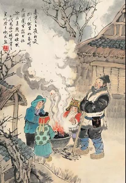 中國年畫：《古代風(fēng)俗百圖》那時候年味正濃