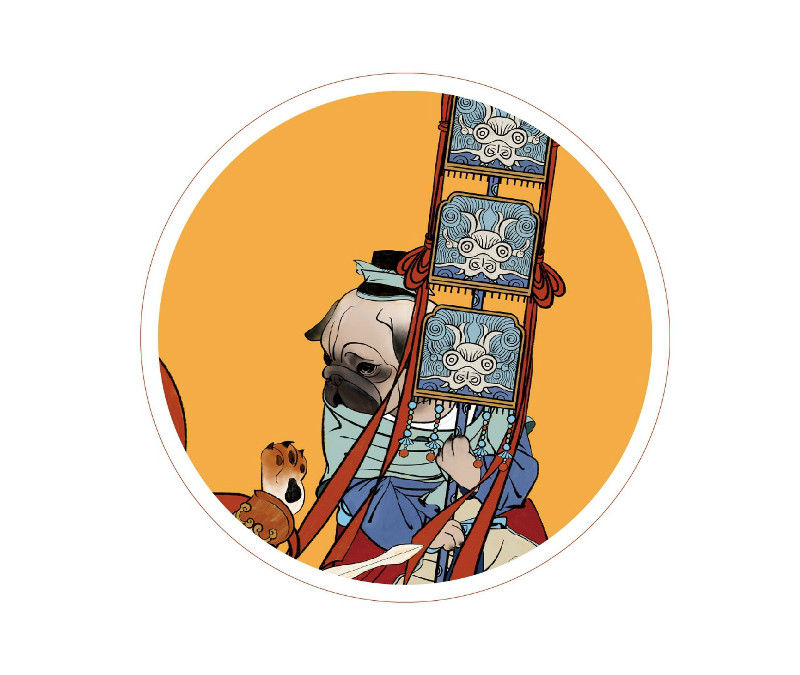 新穎風(fēng)格新年海報(bào)，狗年特色海報(bào)設(shè)計(jì)