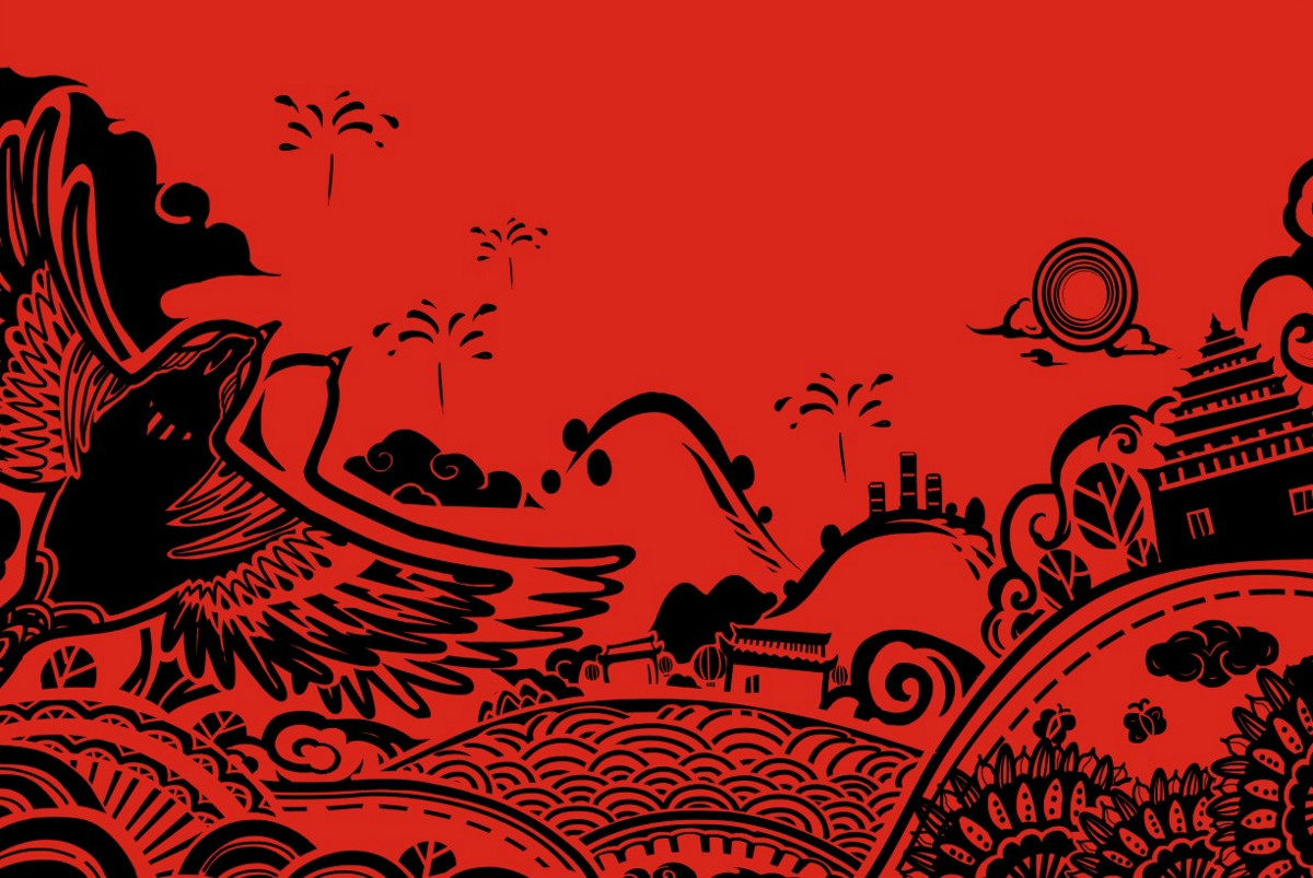 紅色禮盒瓜子包裝設計，古典特色食品包裝設計