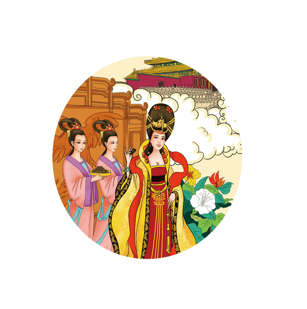 一款福連文苑化妝品宣傳插畫，廣告插畫設(shè)計(jì)