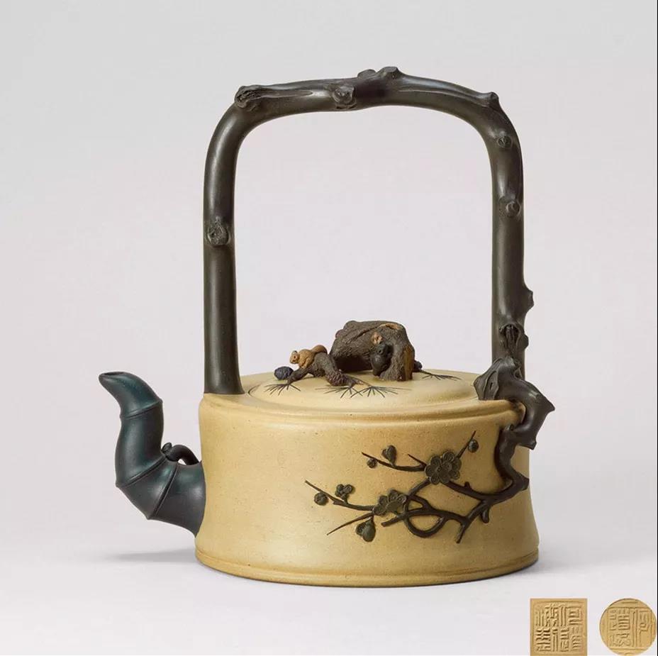 10種最美花器提梁壺，精美別致雕花紫砂壺!