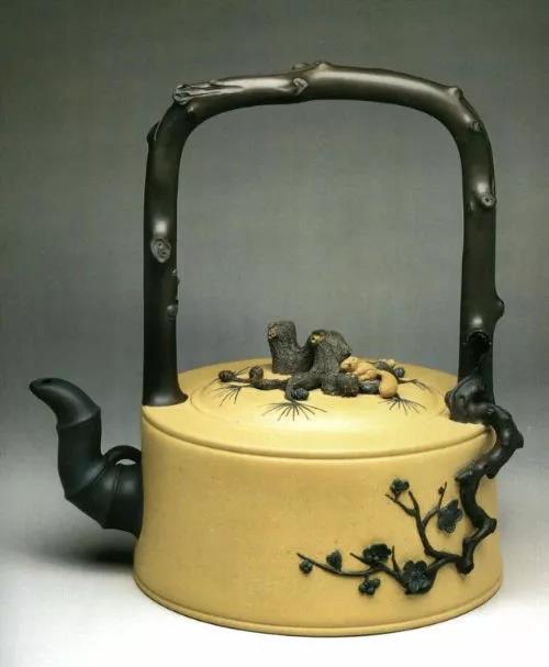 10種最美花器提梁壺，精美別致雕花紫砂壺!