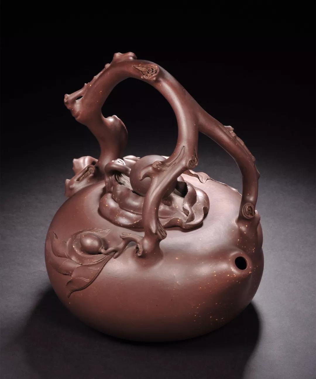 10種最美花器提梁壺，精美別致雕花紫砂壺!