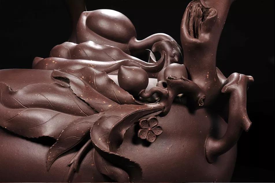 10種最美花器提梁壺，精美別致雕花紫砂壺!