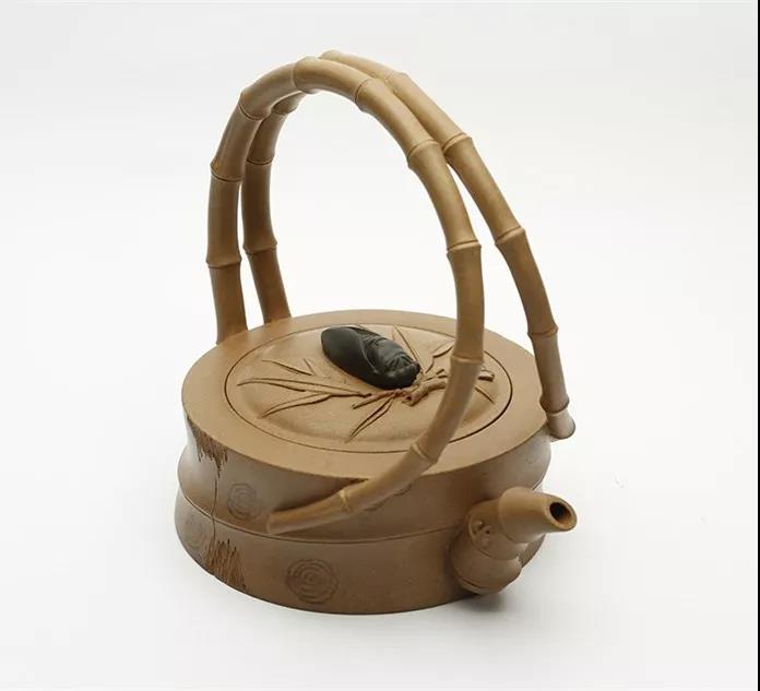 10種最美花器提梁壺，精美別致雕花紫砂壺!