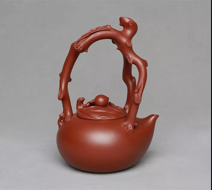 10種最美花器提梁壺，精美別致雕花紫砂壺!