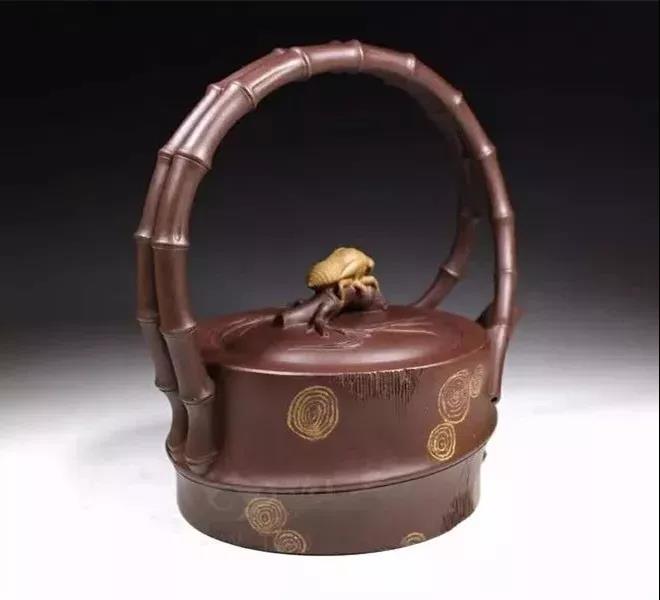 10種最美花器提梁壺，精美別致雕花紫砂壺!