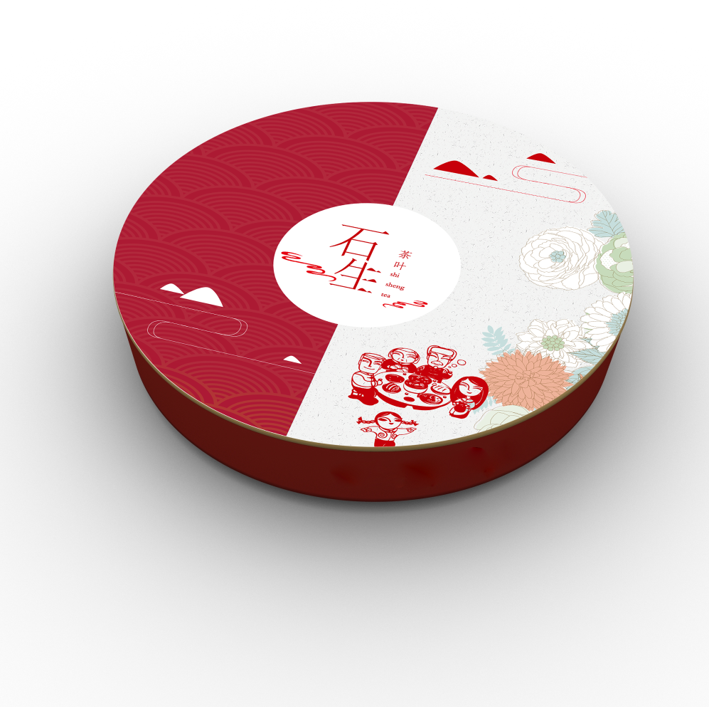 石生茶葉包裝設(shè)計，簡約水墨包裝設(shè)計