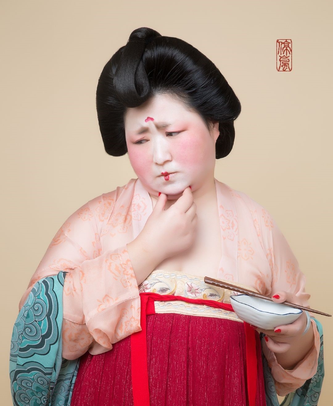 唐代仕女吃湯圓·人像古裝攝影