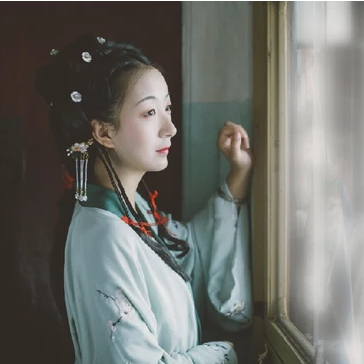 古典氣息帶傘女生頭像，唯美古風(fēng)真人頭像