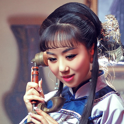 古典雅韻的女生頭像，唯美古風(fēng)真人頭像