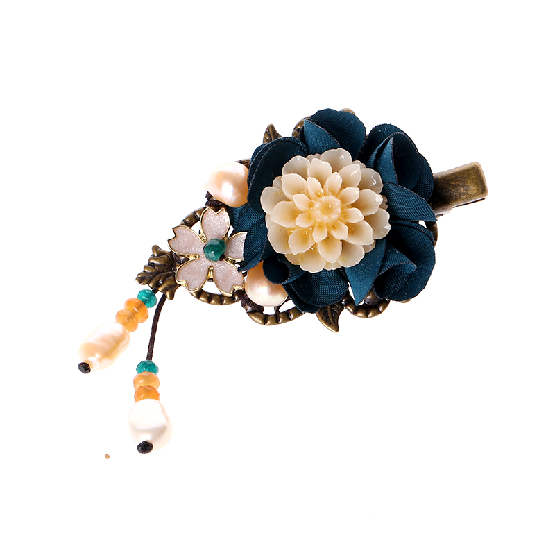 優(yōu)雅大氣發(fā)夾，唯美古風(fēng)花朵發(fā)夾頭飾
